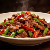 小炒黄牛肉