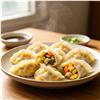 五彩玉米素饺子