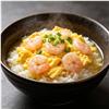 滑蛋虾仁拌饭