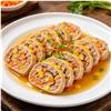 玉米胡萝卜蒸肉卷