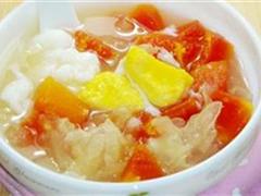 绿芙蓉冰糖雪耳炖木瓜