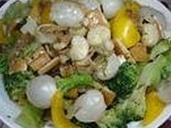 豆干炒菜脯