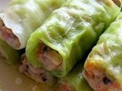 炝圆白菜卷