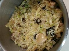香菇鸡笋饭团