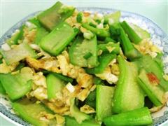 丝瓜炒蛋
