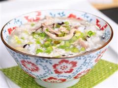 香菇肉丝粥
