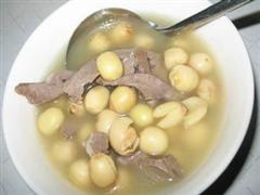 莲子猪心汤