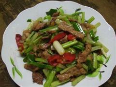 芹菜炒肉丝