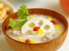 莲藕麦片粥