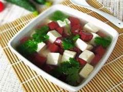 猪血豆腐煲