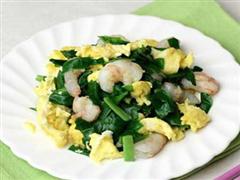 韭菜虾仁炒鸡蛋