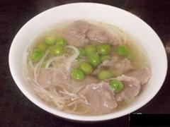 金针菇肉片汤
