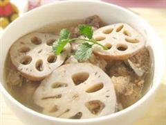 莲藕牛腩汤