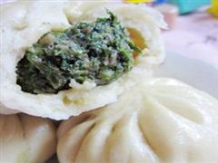 芹菜小麦素菜包子