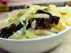大白菜炒黑木耳