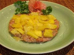 杞芒蒸肉饼