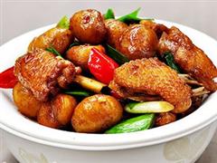 板栗红烧鸡