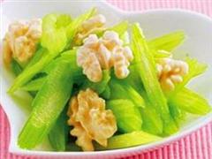 核桃炝芹菜