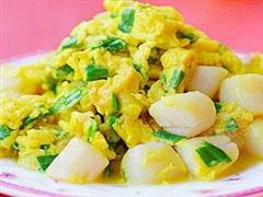 大蒜炒蛋