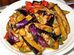 红烧茄子肉丝