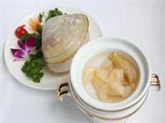 鸡汤氽海蚌