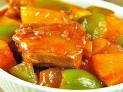 菠萝烧骨排