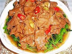 炒沙茶牛肉