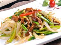 葱爆牛肉丝