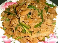 青椒炒牛肚