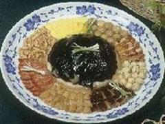 油烹银鱼干贝