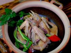 葱油乳鸽