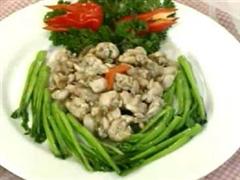 菜远炒田鸡