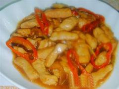蚝油滑鸡条
