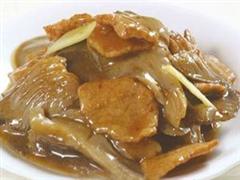 平菇烧牛肉