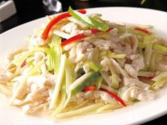 韭黄鸡丝