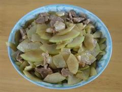 冬瓜炒猪肉