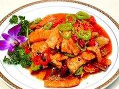 葱椒炝鱼片