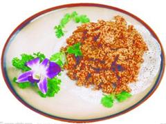 芝麻羊肉丝