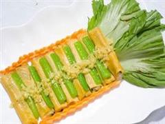 芥菜黄鱼卷