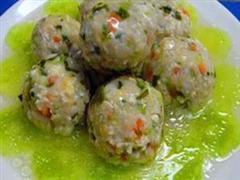 油泡青鱼丸