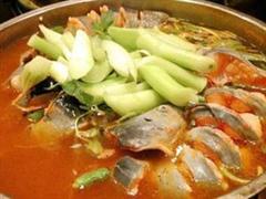 菊花鲈鱼火锅