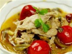 酸菜肉片汤
