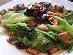 生菜香菇