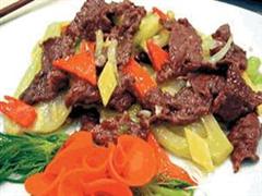 咸菜炒牛肉
