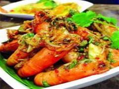 萁菜虾卷