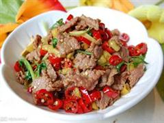 小炒牛肉