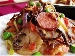 火腿夹鸡枞