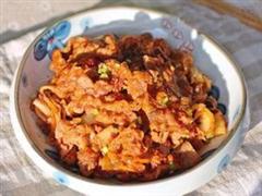 泡菜炒肥牛