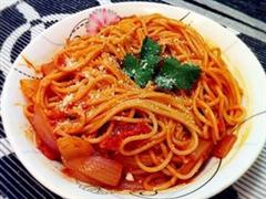 番茄意大利面