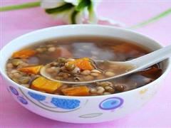 南瓜绿豆薏米莲子麦片粥
